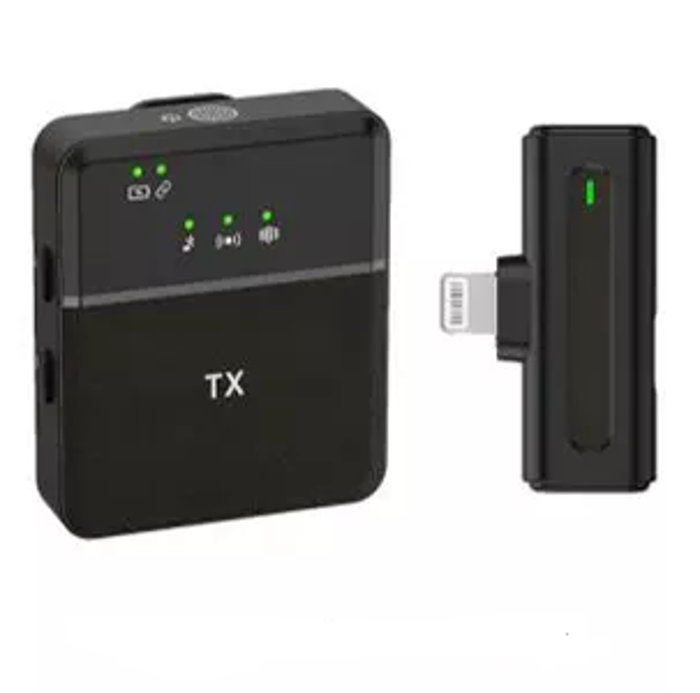 SX8  Wireless Microphone for Type-C Android & iPhone Interview, vlog, Live Mic Noise Reduction